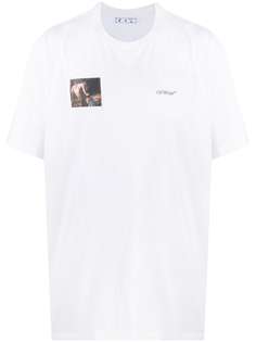 Off-White футболка с принтом Caravaggio Angel