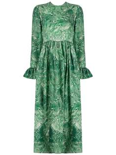 Roseanna платье миди с абстрактным принтом