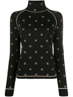 Fendi джемпер Karligraphy с вышивкой