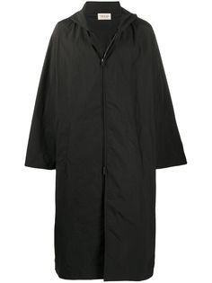Fear Of God пальто с капюшоном и логотипом