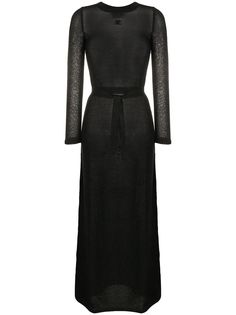 Courrèges Pre-Owned полупрозрачное платье