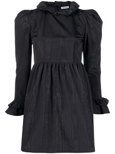 Batsheva платье мини с оборками