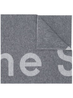 Acne Studios шарф с жаккардовым логотипом