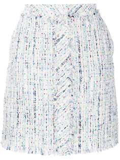 Karl Lagerfeld юбка миди из ткани букле