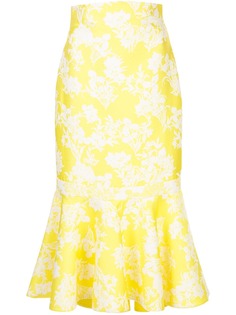 Alexis жаккардовая юбка с цветочным узором