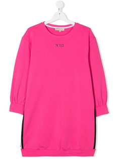Emilio Pucci Junior платье с длинными рукавами и логотипом