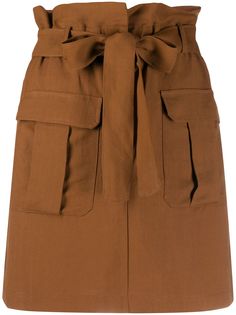 Andamane юбка в стиле милитари с завышенной талией
