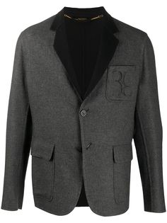 Billionaire кашемировый пиджак с вышитым логотипом