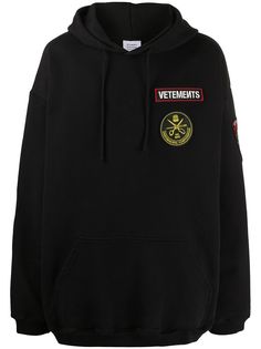 Vetements худи оверсайз с логотипом