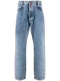032c прямые джинсы с люверсами