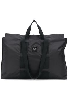 Acne Studios сумка-тоут с металлическим логотипом