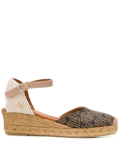 Kurt Geiger London туфли Minty 50 на танкетке с монограммой