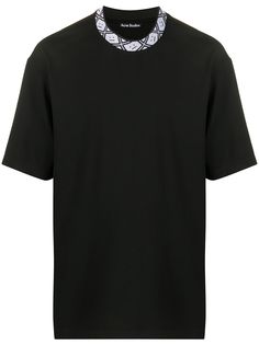 Acne Studios футболка с контрастным воротником