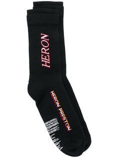 Heron Preston носки с логотипом