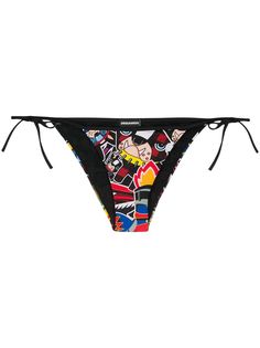 Dsquared2 плавки бикини с принтом