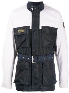 Belstaff куртка с поясом и карманами