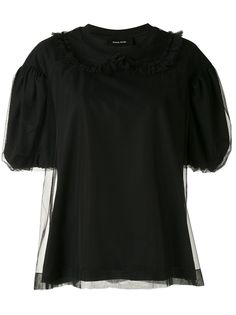 Simone Rocha полупрозрачная блузка