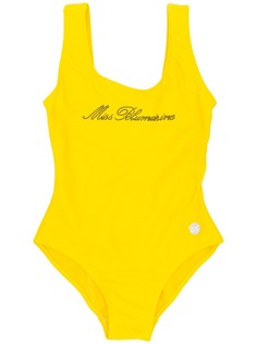 Miss Blumarine слитный купальник с логотипом