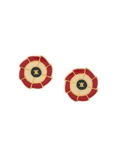 Céline Pre-Owned серьги с логотипом