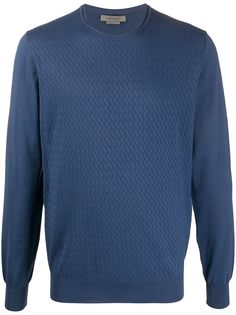 Corneliani фактурный джемпер