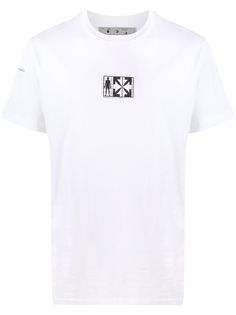 Off-White футболка с графичным принтом