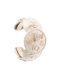 Chanel Pre-Owned браслет 2014-го года с тисненым логотипом