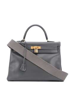 Hermès сумка Kelly 35 с ручкой и ремнем 1999-го года Hermes