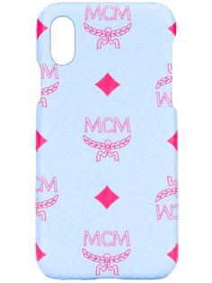 MCM чехол для iPhone XS с монограммой