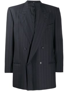 Valentino Pre-Owned двубортный пиджак 1980-х годов