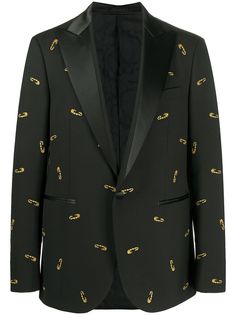 Versace пиджак Safety Pin