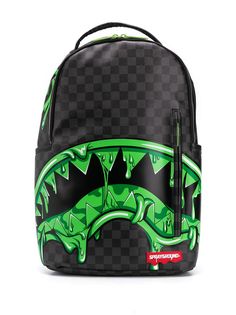 sprayground kid shark tooth print backpack
