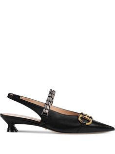 Gucci туфли с пряжкой Horsebit