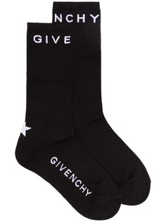 Givenchy носки вязки интарсия с логотипом