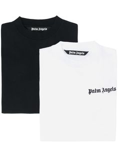 Palm Angels комплект из двух футболок с логотипом