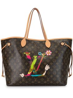 Louis Vuitton сумка-тоут Neverfall Louis Vuitton x Takashi Murakami 2007-го года pre-owned