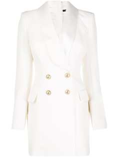 Balmain двубортное платье-блейзер
