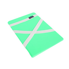 Защита спины гимнастическая (подушка для растяжки) лайкра, цвет зелёный, 38 х 25 см, (пл-9316) Grace Dance