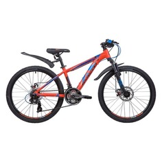 Велосипед Novatrack Extreme (2019) горный рам.:13" кол.:24" оранжевый 14.8кг (24AHD.EXTREME.13OR9)