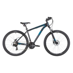 Велосипед Stinger Graphite Evo (2020) горный рам.:18" кол.:27.5" черный 17кг (27AHD.GRAPHEVO.18BK0)