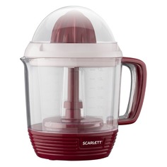 Соковыжималка Scarlett SC-JE50C08, цитрусовая, красный и белый