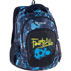 Рюкзак Pulse Teens Blue football, черный