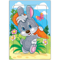 Развивающая рамка-пазл Дрофа-Медиа Зайка