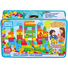 Конструктор MEGA BLOKS Набор Обучающих блоков, 150 деталей Mattel