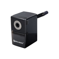 Механическая точилка Brauberg BlackJack, чёрная