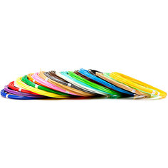 Комплект пластика Unid ABS для 3Д ручек, 20 цветов в органайзере