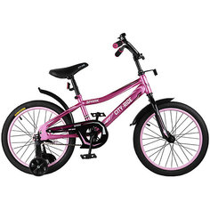 Детский велосипед City-Ride Spark , рама сталь , диск 18 сталь , цвет Розовый