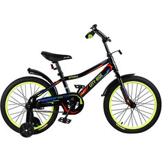 Детский велосипед City-Ride Spark , рама сталь , диск 18 сталь , цвет Черный