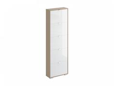 Шкаф для обуви reggy (ogogo) белый 60x183x20 см.
