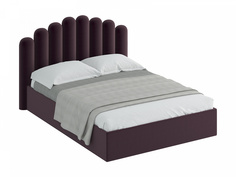 Кровать queen sharlotta (ogogo) коричневый 180x122x217 см.