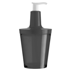 Диспенсер для мыла flow 250 мл (koziol) черный 8x17x8 см.